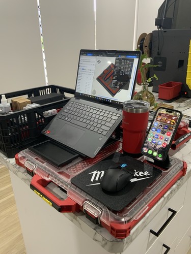 Milwaukee packout laptop stand