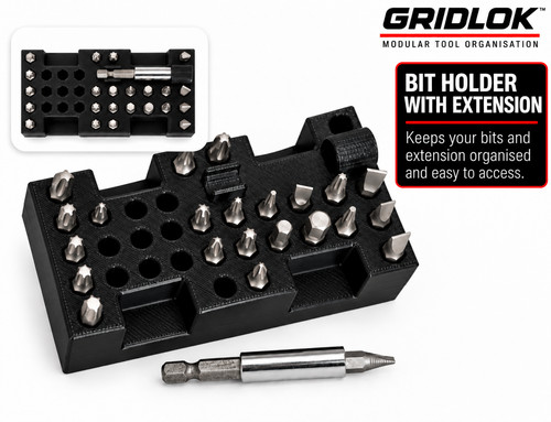 Gridlok large bit holder - holder, &
