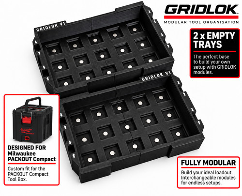 Gridlok modular tool - tool, trays